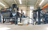 The operation method of quartz powder mill