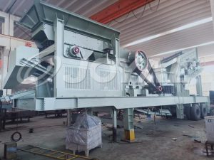 construction mobile crushing station price