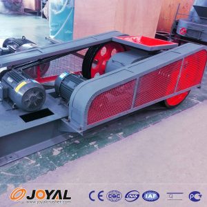 Installation method of double roller crusher
