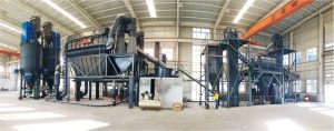 The operation method of quartz powder mill